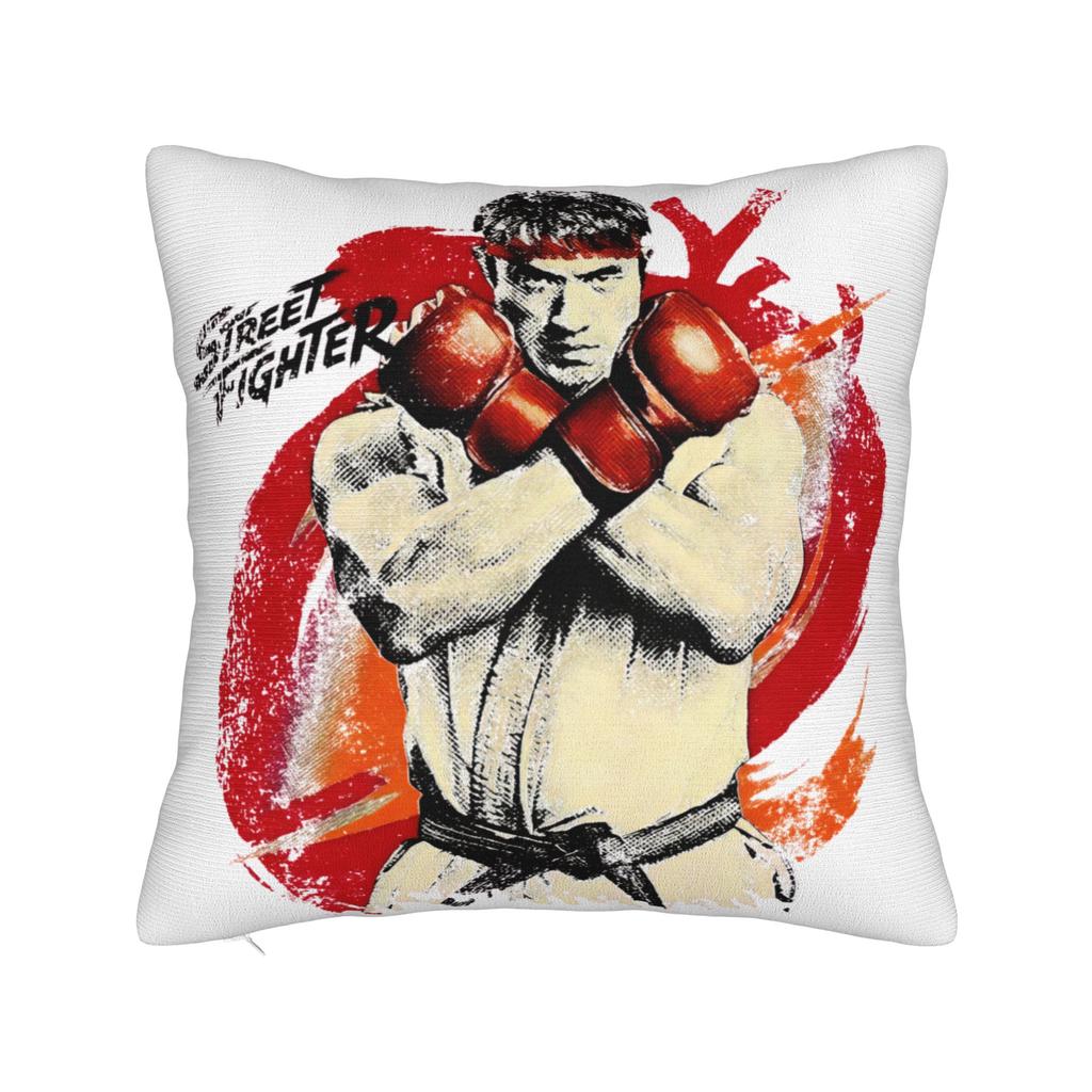 Living Room Decor Ryu Streets Fighters Movie 2026 Pillowcase Accessories Pillow Covers Zipper Multi Size