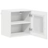 Wall Mounted Glass Cabinet LUCCA 2 pcs White 40 x 31 x 40 cm Particleboard