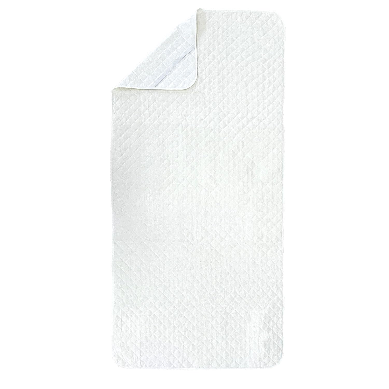 

Waterproof quilted mattress pad for designed for junior futons soft terry waterproof bedwetting for and futon Absorbs night sweats and helps with белый