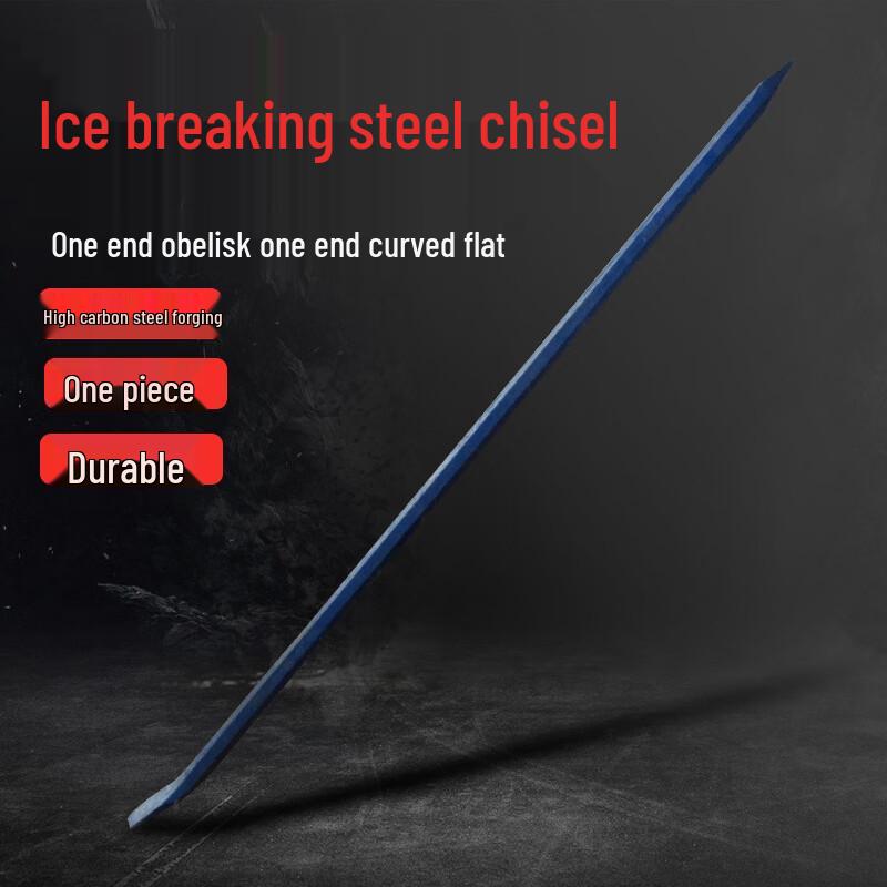 Ice Breaking Steel Chisel & Pry Bar