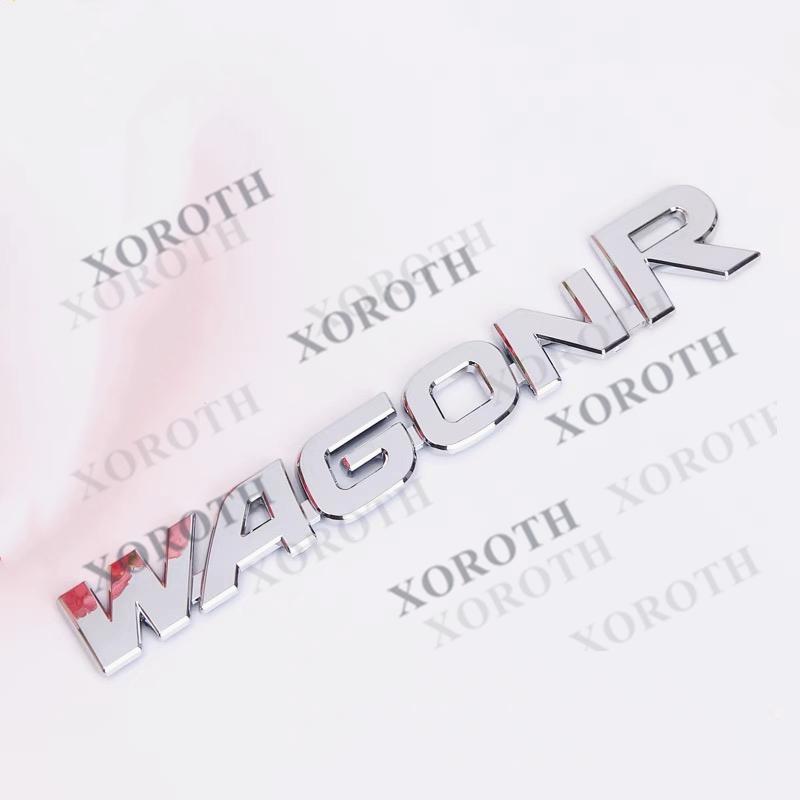 AAGM1 New High Quality Parts Chrome WAGON R Emblem Badge Sticker Logo 77831M58J00 For Suzuki Wagon серебряный