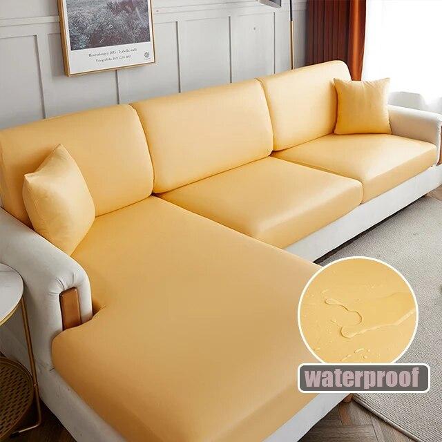 Huse pentru scaune de canapea din piele PU impermeabilă pentru sufragerie Huse elastice pentru mobilă Protecție 15 culori solide Huse pentru canapea
