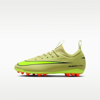 Nike Mercurial Vapor 16 Slip Resistant Abrasion Resistant Kids Soccer 34