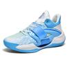 Luminous Velcro High-Top Unisex Basketball Shoes for Teens, Trendy Sports Footwear for Cement Courts