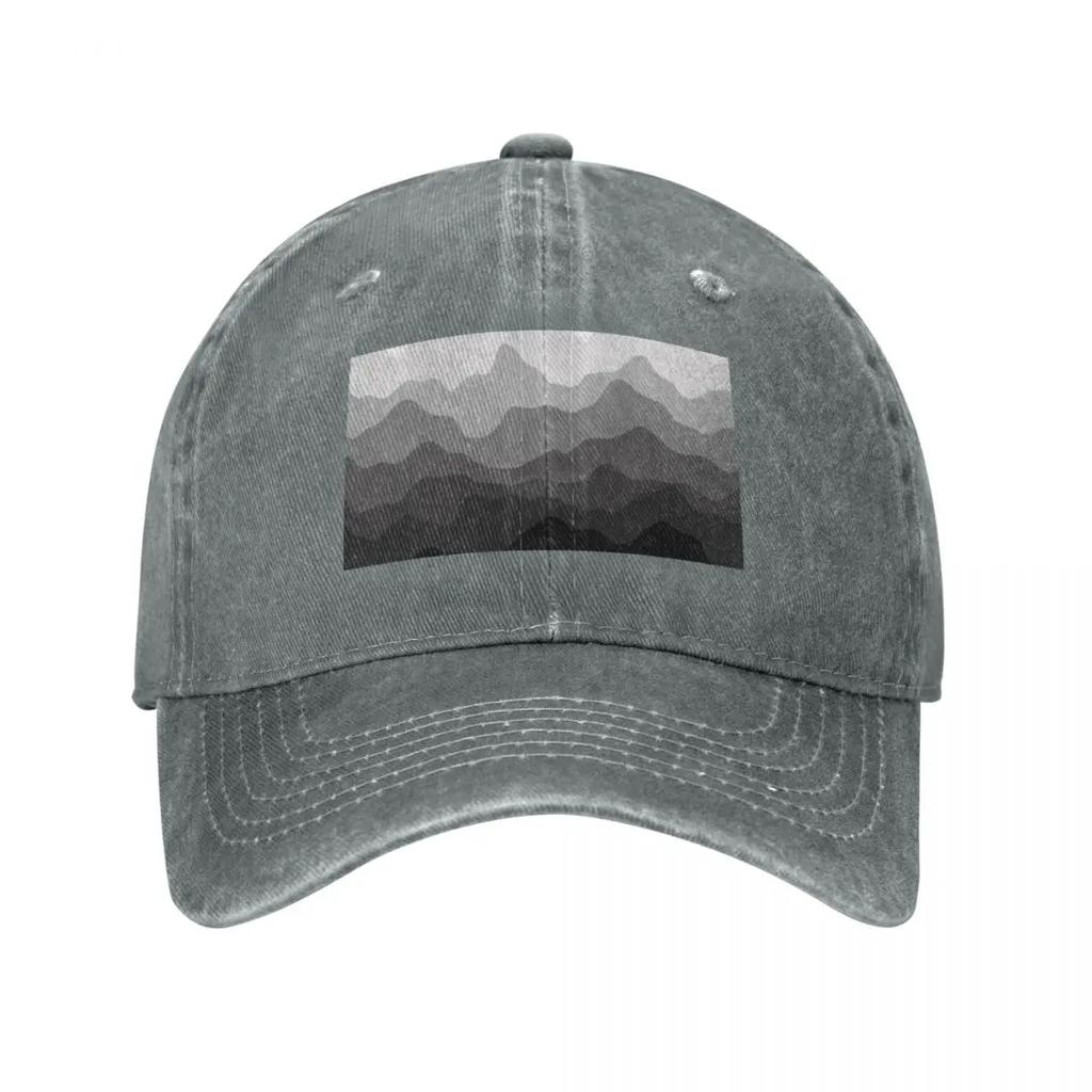 Grey mountains Baseball Cap summer hat Luxury Hat Hip Hop dad hat Elegant Womens Hats Unisexs