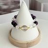 Glass Stone Bracelet For Women 10mm Beaded Stretch Bracelets DIY Beading Charms Handmade Bangles Jewelry Gifts