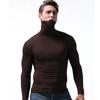 Neue Flexible Baumwolle Herbst Winter Männer Unterwäsche Pullover Rollkragen Einfarbig Casual Pullover männer Slim Fit Marke Gestrickte Pullover