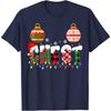 Funny Couples Christmas Chestnuts Adult Matching T-Shirt Xmas Costumes for Couples His and Her Girlfriends Boyfriends