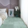 Cross-Border Mosaic Flannel Floor Mat – Removable & Washable, Perfect for Bedroom, Bedside, or Balcony.