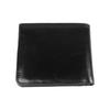 Man Wallet PU Leather Zipper Lightweight Pure Color Wallet Casual Portable Storage Coin Purse Black