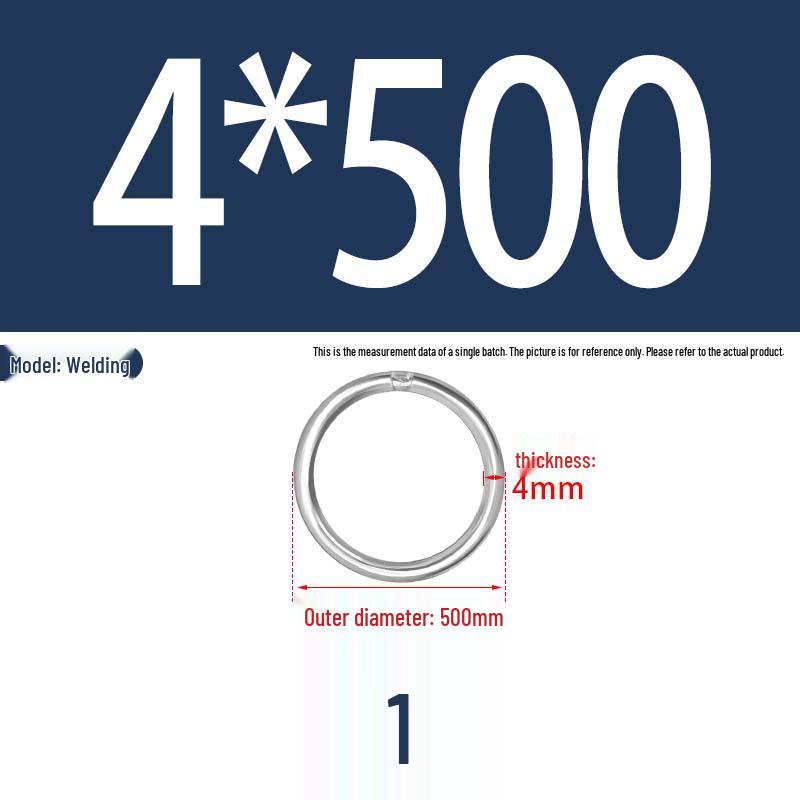304 Stainless Steel Seamless O-Ring for Lifting and Hammock Yoga Connection