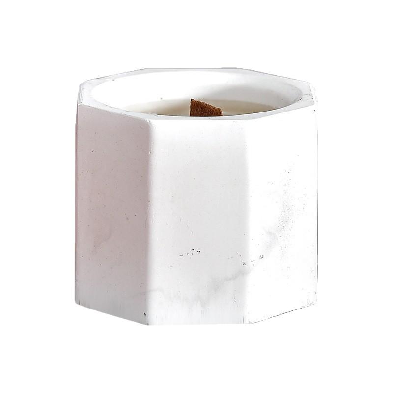 Handmade Soy-free Wax Scented Candle Souvenir Creative Ins Style Plaster Cup Essential Oil Scented Candle