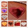 30x40cm Small Size Heart Shaped Fluffy Rug Shaggy Faux Wool Carpet Sofa Cushion Living Room Bedroom Decorative Floor Mats