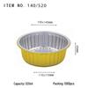 Disposable Round Aluminum Foil Food Container