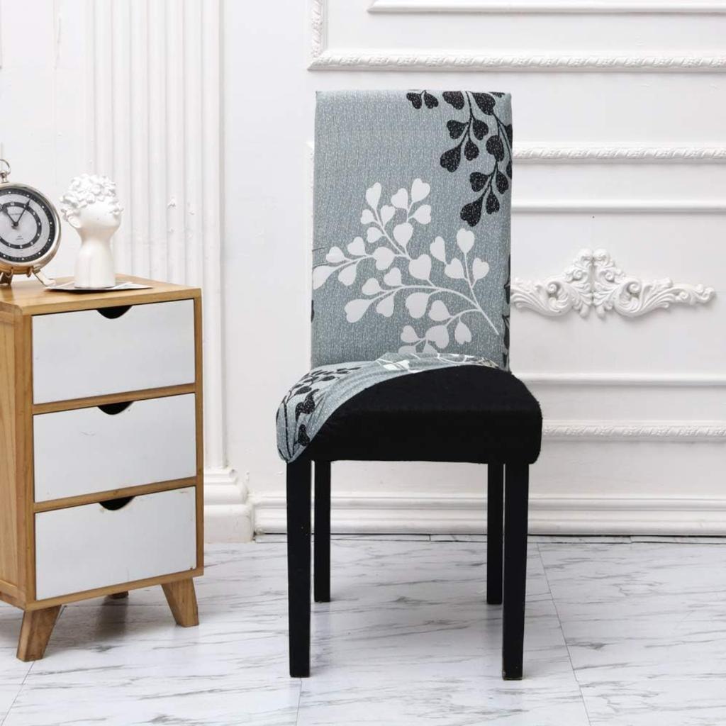 Drukowany Elastyczny Pokrowiec na Krzesło Duży Elastyczny Pokrowiec na Siedzisko Krzesła Pokrowce na Krzesła Biurowe Pokrowce na Krzesła Restauracyjne Bankietowe el Dekoracja Domu