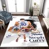 Steph Curry Action Customize Text Carpet Perfect for Bedrooms Outdoor Living Rooms Playrooms Antislip Carpet Decorate Offices