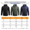 Drsshnx Windproof and Jacket for and Solid Color with for and Size 2XL Men's Windbreaker/Mountain Parka, Cold-Resistant Spring, Autumn, Winter,