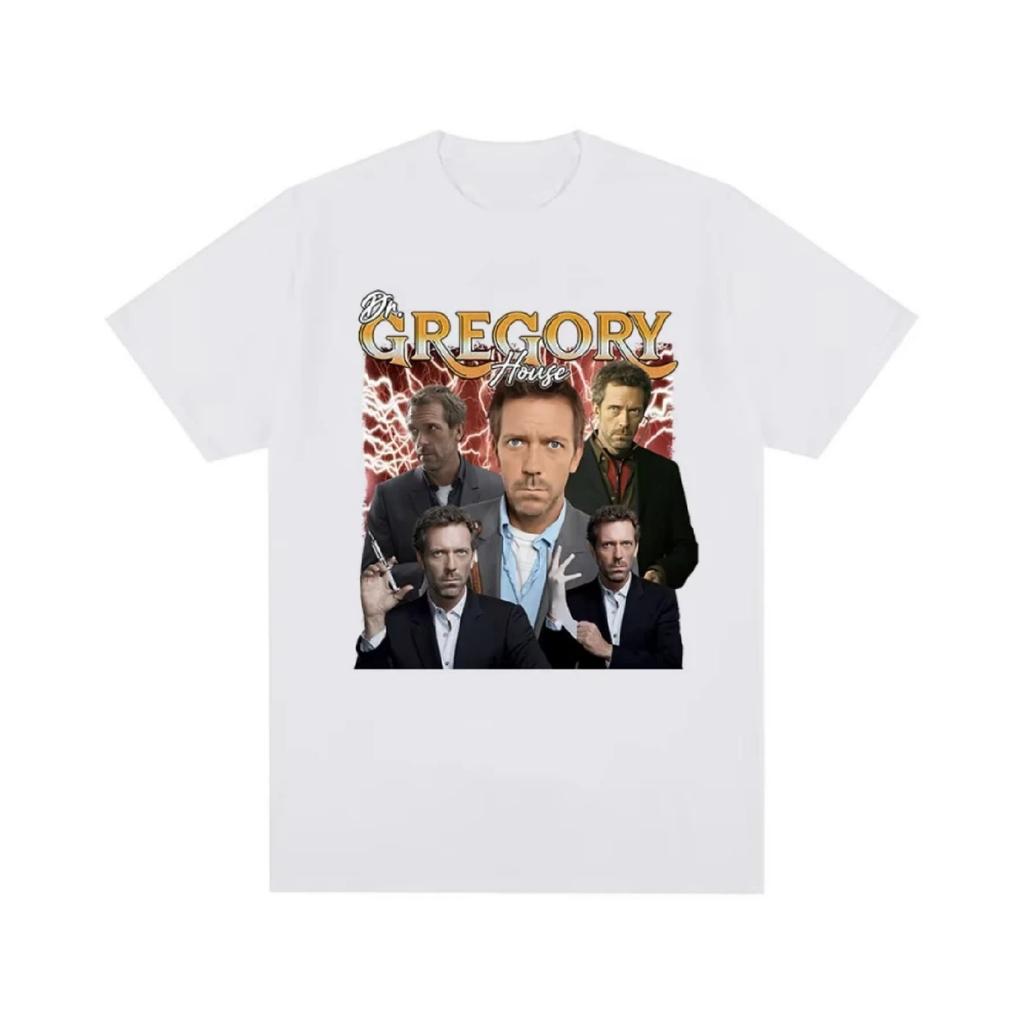 Dr Gregory House Md Maglietta Grafica Divertente Meme Moda Magliette a Maniche Corte Larghe Abbigliamento Uomo Donna Cotone Magliette Oversize