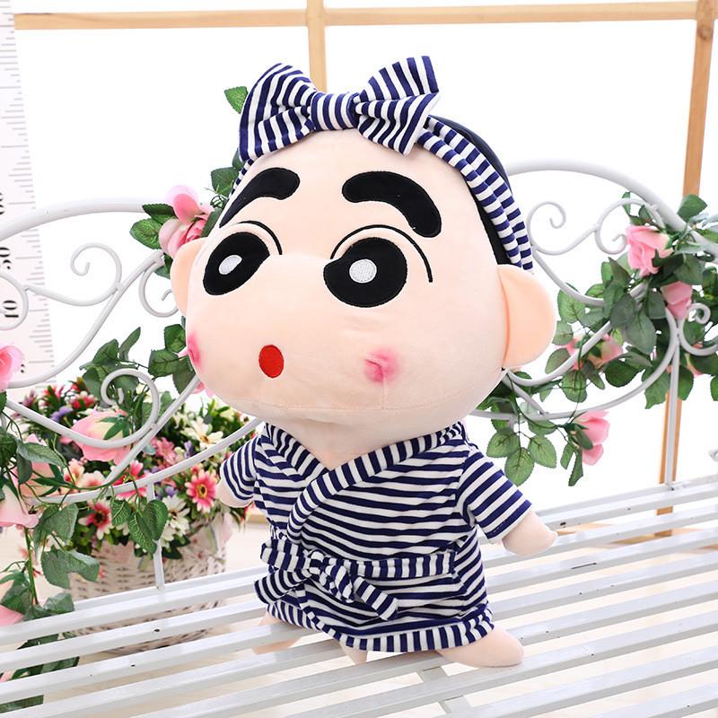 Shin Crayon Chan Plush Toy Bathrobe Multi Expression Stuffed Doll Gift Girl