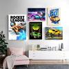 Rocket League Game Poster Neon Video Game Canvas Painting Wall Art Picture for Modern Boy Room Living Room Home Decor Cuadros