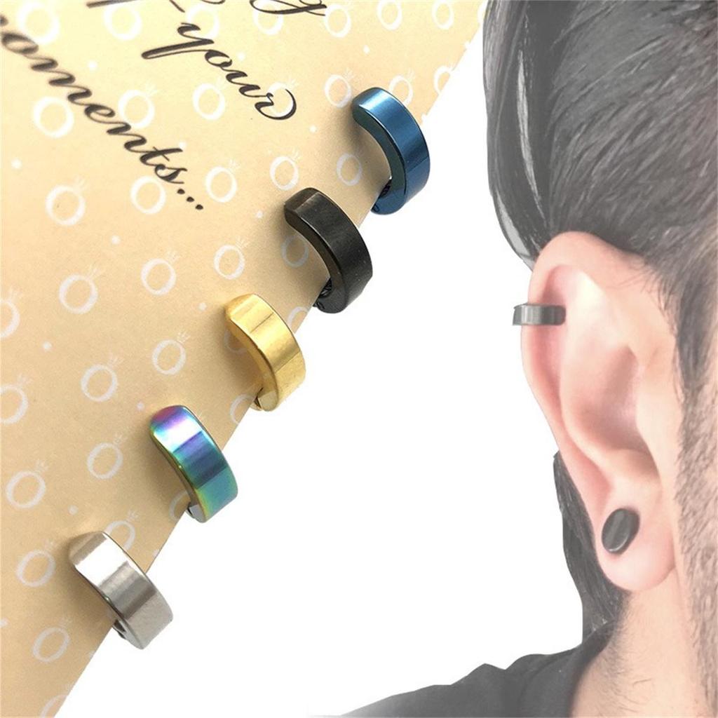 Fashion Cuff Earring, Non Piercing Hoop Earring Clip on Earring Fake Piercing Earring Hoop
