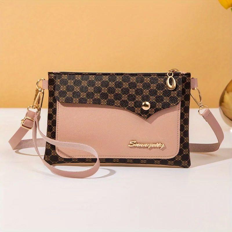 Women's Leather Fashion Shoulder Crossbody Bag Coin Purse Multi-function Handbag