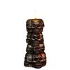 Halloween Spooky Atmosphere Decoration: Skull-shaped Candle Holders