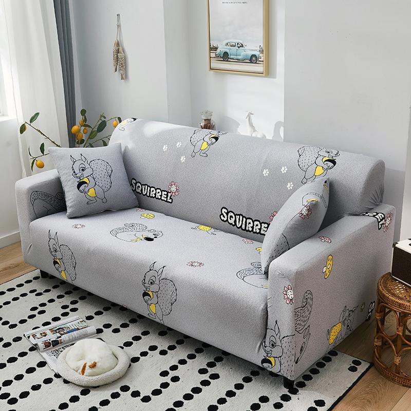 Printed Elastic All-inclusive Sofa Cover Washable Elastic Sofa Dust Cover Sofa Cover