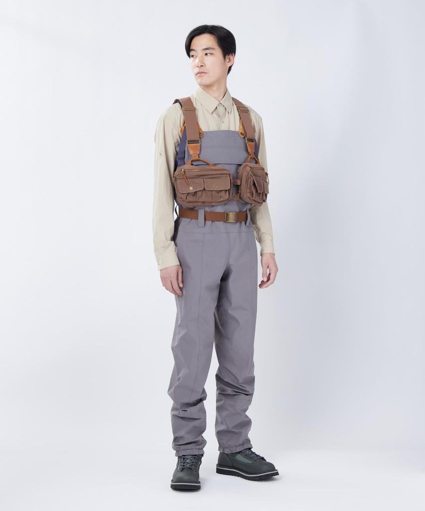 Snow Peak Fishing Pocket Vest Brown One SPTL-JK-26SU905 - Outerwear, Mid-layer Vest, Men's & Women's,