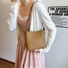 Shoulder Bag Women's New Fashion Bucket Bag Versatile Solid Color Messenger Bag