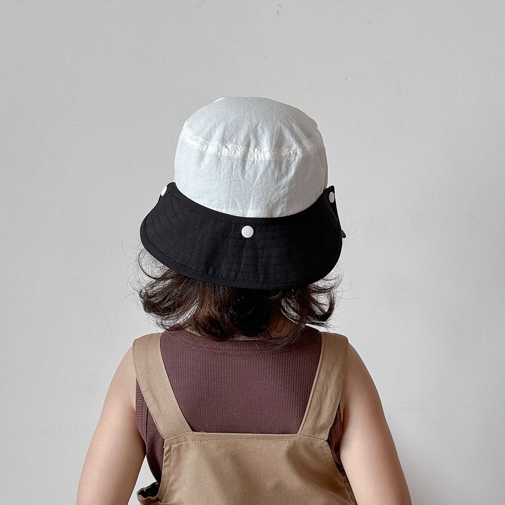 Quick-drying Kids Bucket Hat Sun Protection Shading Hat Fahion Sun Cap  Boys Girls