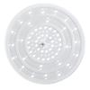 WENKO Filtre Évier Silicone, Filtre Douche Pour Retenir Cheveux Et Résidus, Silicone, Ø 12 X 0,3 Cm, Blanc