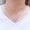 Korean Moissanite Mickey Necklace - Cute Valentine's Day Gift 