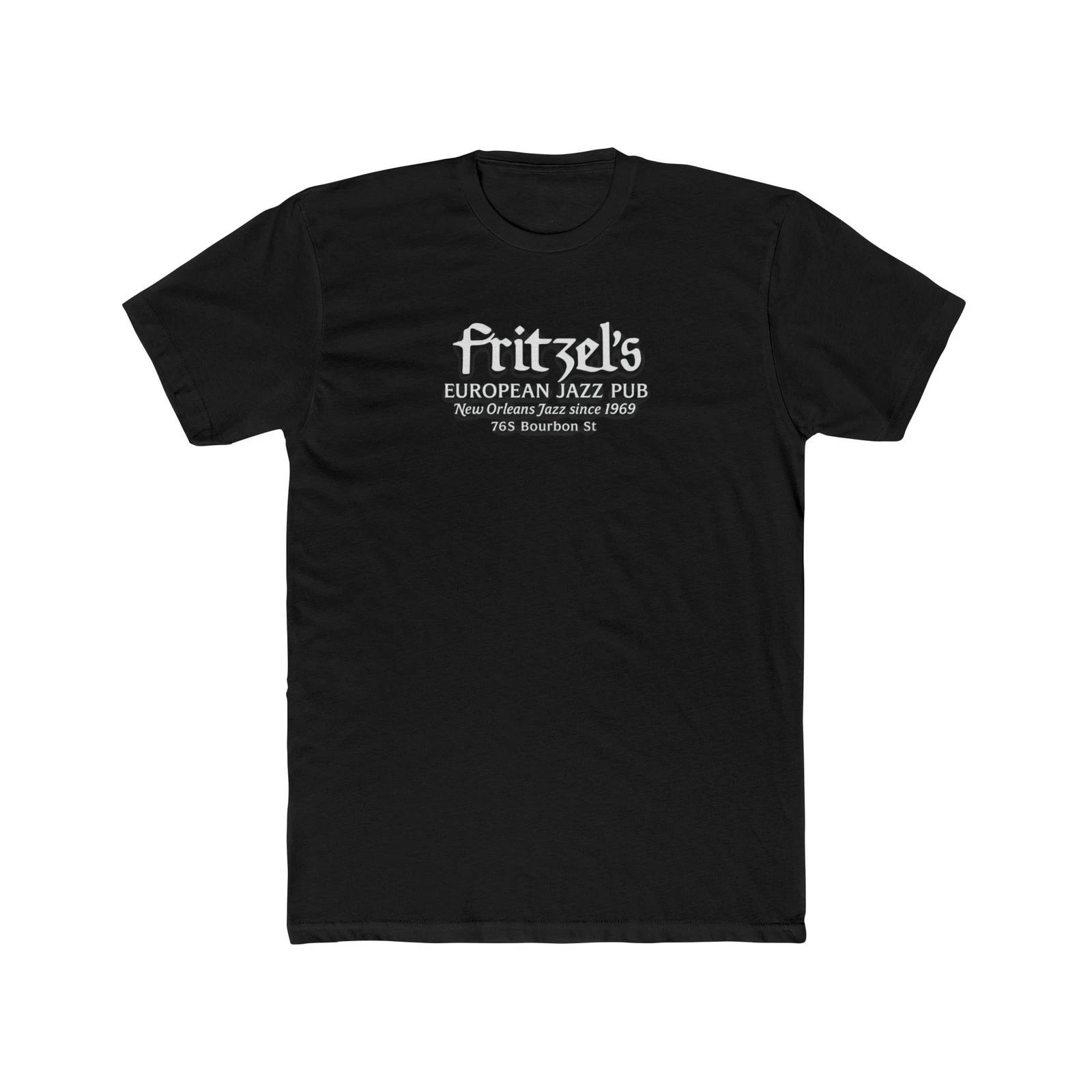 

Fritzel s European Jazz Pub New Orleans Club Restaurant Cotton Crew Tee 4XL