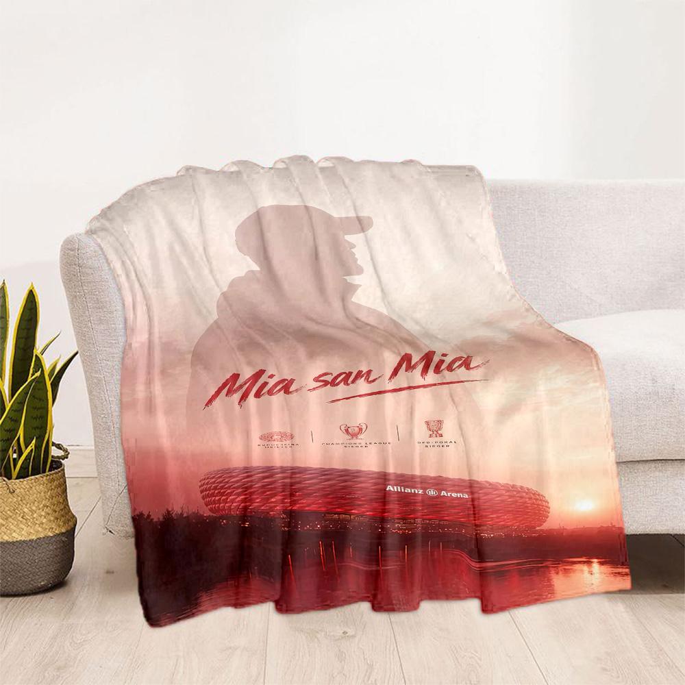 Bayern Munich Blanket Soft Warm Cozy Perfect for Chair Picnics Couch Four Seasons Multipurpose Stylish Decor Birthday Christmas Gift Blanket