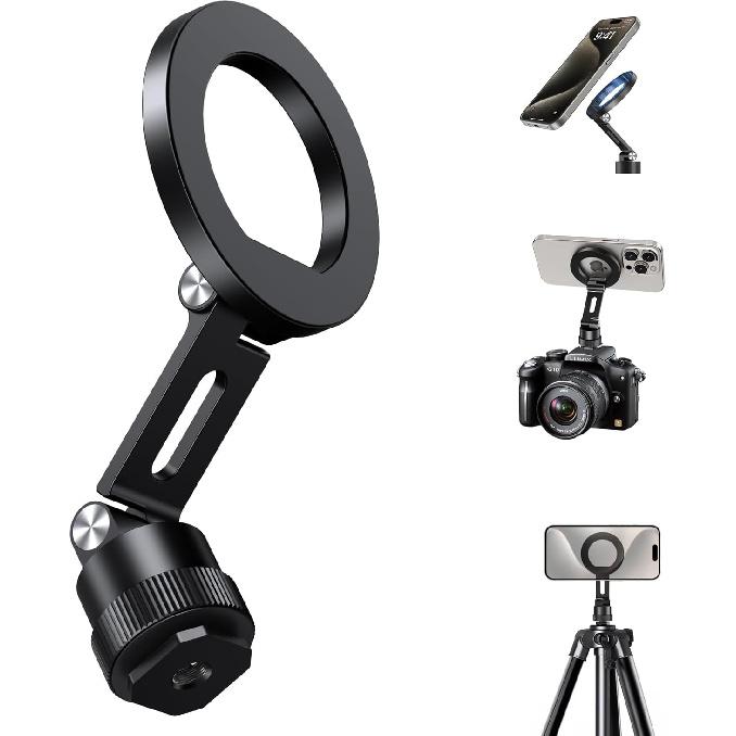 elitehood Magnetic Phone Tripod Mount for Magsafe, iPhone Camera Mount