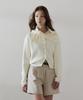 Hane [Courtyard Set] Essential Round Cardigan_Vanilla