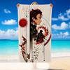 Demon Slayer Beach Towel, Soft Large Absorbent Towel For Beach Swimming Pool Travel Vacation