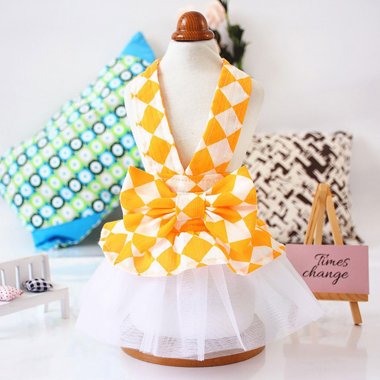 Pet Summer Dress Princess Peng Peng Skirt Dog Skirt Spring Summer Pet Dog Dress