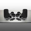 2 Pieces UTV Side Mirror Wide Angle BackwardViewing Easy to Install offOutdoor Vehicle