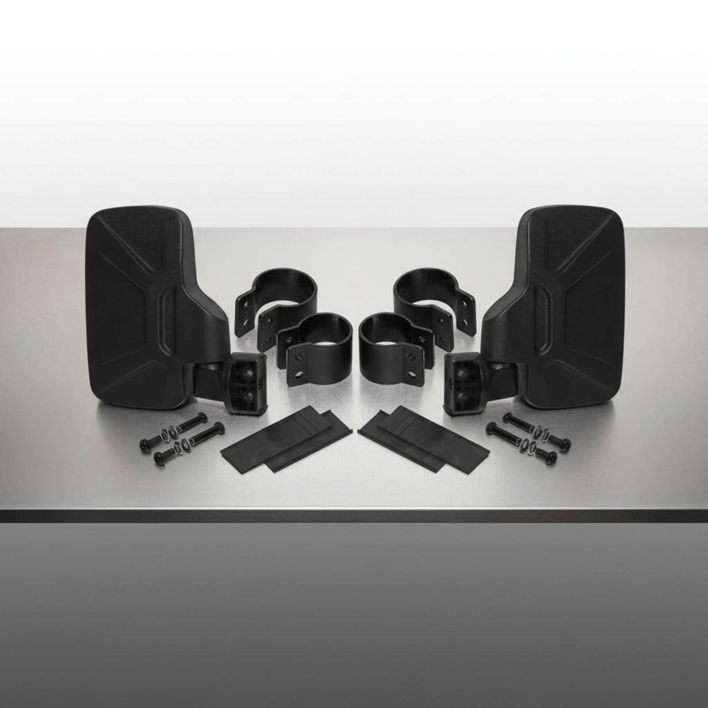 2 Pieces UTV Side Mirror Wide Angle BackwardViewing Easy to Install offOutdoor Vehicle