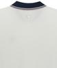 Emelbi Women'S Varsity Color Block Polo Short Sleeve Knit Ny (Ivory)