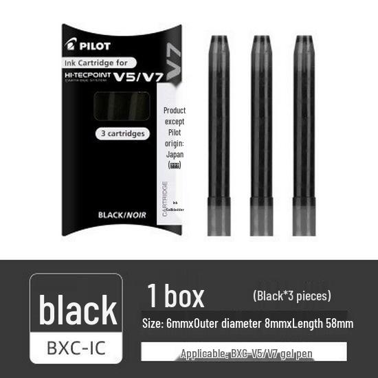 Перезаправляемая гелевая роллерная перьевая ручка Pilot Student - BXC-V5 Улучшенная версия Needle Tip