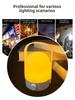 Rechargeable Dual-Color Night Light, Adjustable Brightness for Camping & Bedroom Sleep Aid