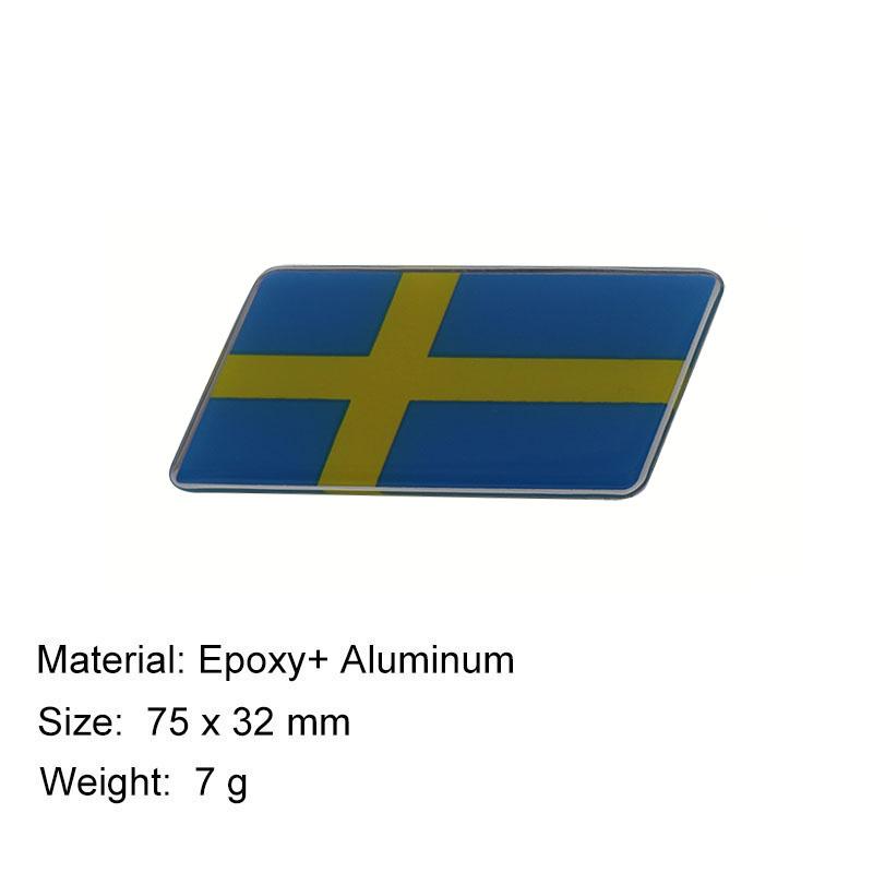 

Премиум Национальный флаг Швеции для ноутбука, стены, внедорожника, автомобиля для бездорожья, капота двигателя, крыла, багажника, задняя наклейка, эмблема, значок, стикер sticker-ling