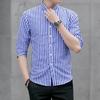 2026 Mens Business Casual Long Sleeved Shirt Men Shirt Classic Striped Male Social Dress Shirts Male Formal Plain Shirt