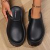Moda Estiva Casual Tinta Unita Baotou Sandali da Donna Sexy Rialzanti Fondo Basso Ciabatte Rialzanti