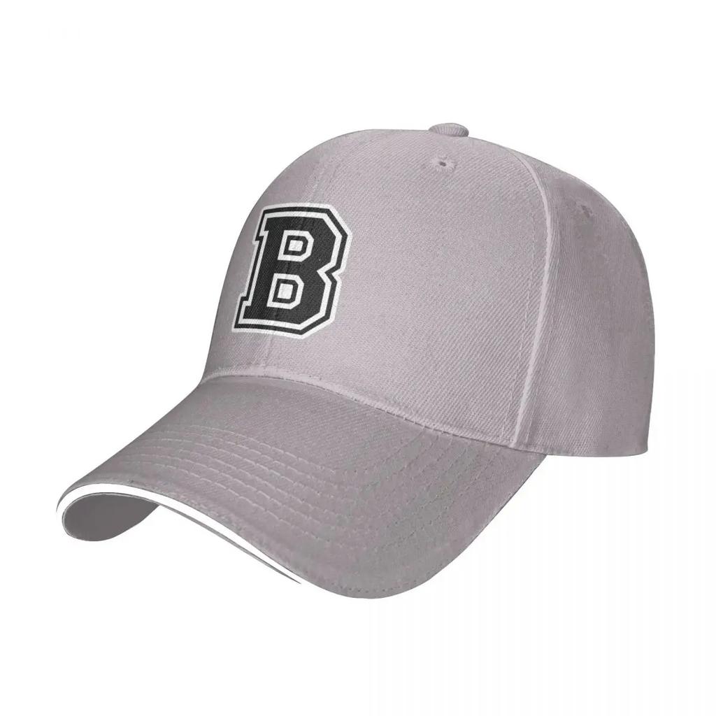 Letter B Unisex Adjustable Baseball Cap Casual Sunscreen Hat High Quality Mens Snapback Caps Black Street Dance Hats