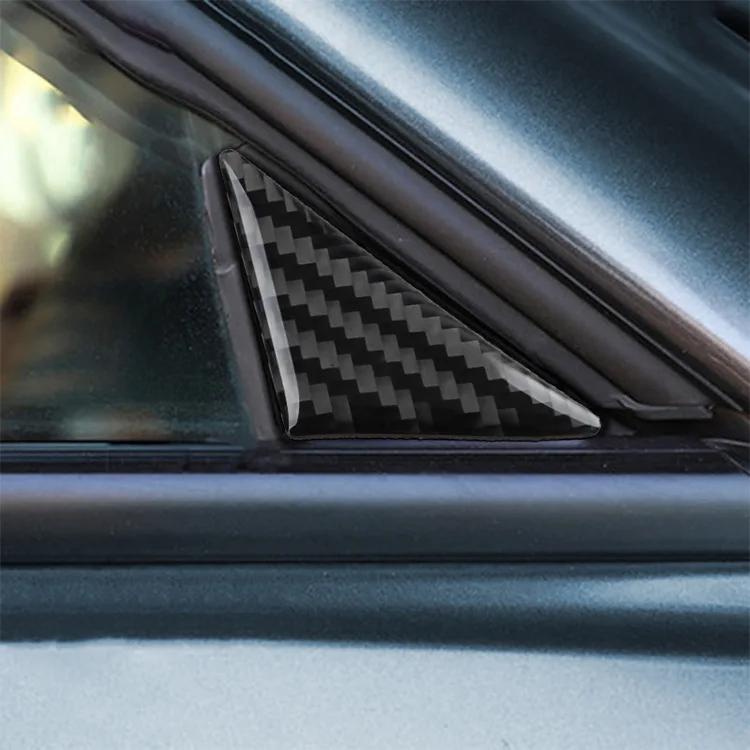 For Dodge Challenge 2015 2016 2017 2018 2019 2020 Accessories Carbon Fiber Interior Door A-pillar Side Window Decoration Sticker