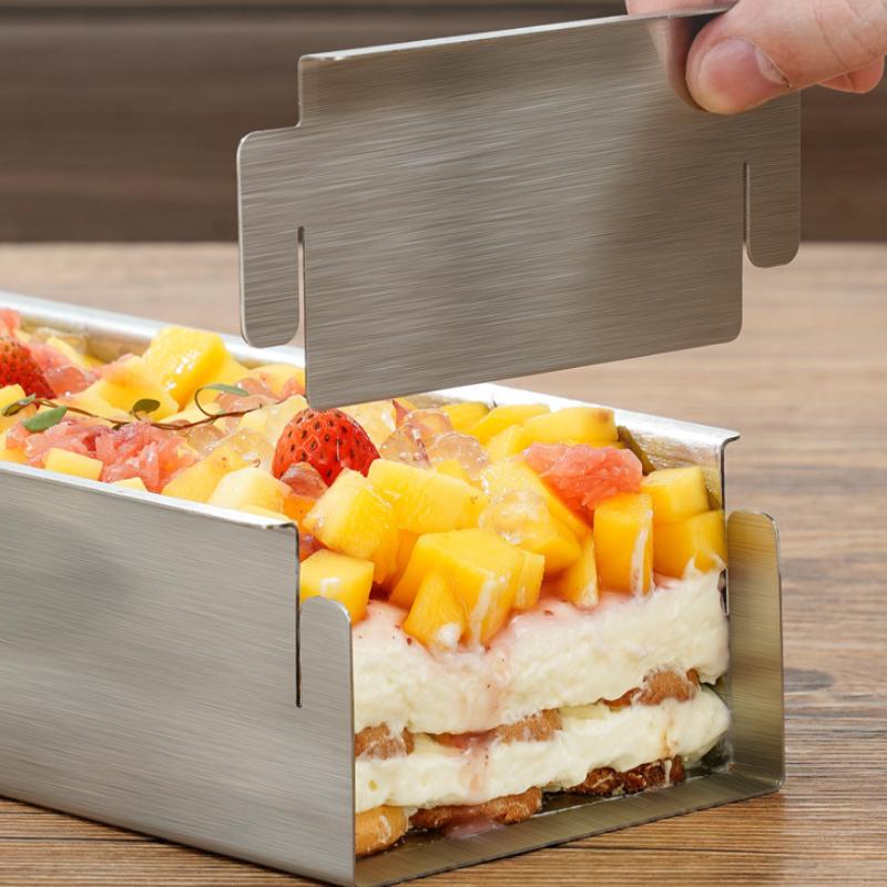 Tiramisu Muffin Pan Stainless Steel Cheesecake Pan Baking Mould Rectangle Cake Pan For Birthday Cake Cake Bread Chiffon Tiramisu